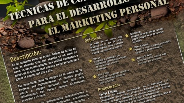 Curso técnicas de combate y marketing personal