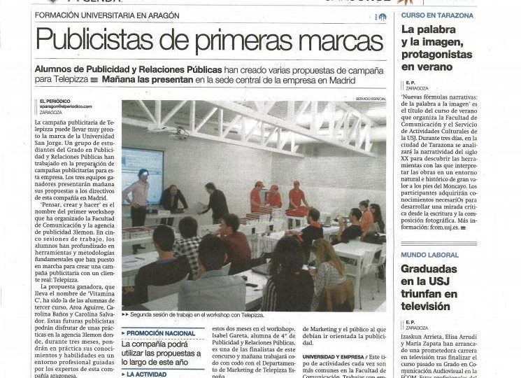 Workshop: “Pensar, crear y hacer”