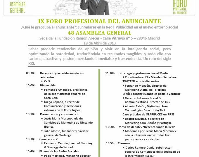 IX Foro Profesional del Anunciante