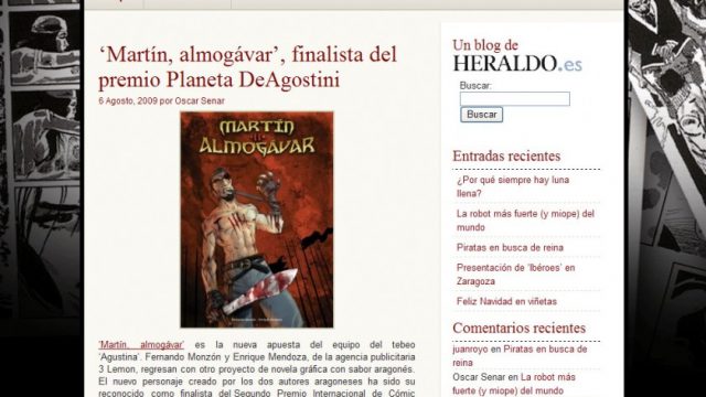 “Martín, almogávar”, una novela gráfica escrita por Fernando Monzón